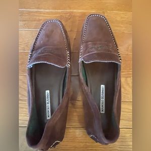 Manolo Blahnik driving loafers